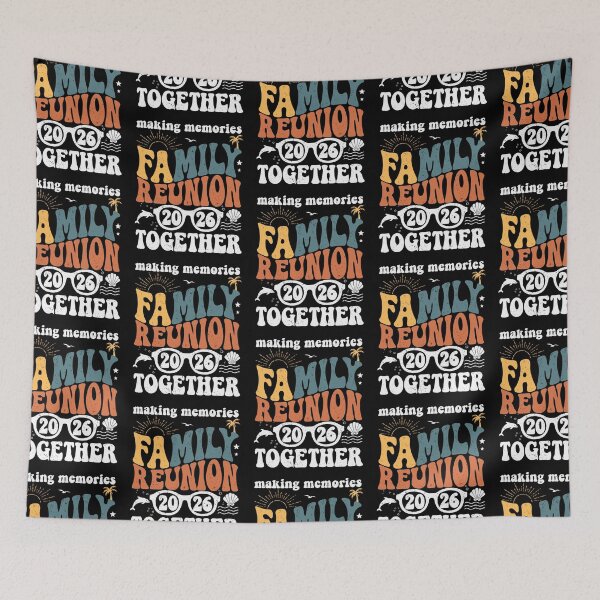 Item preview, Making Memories Family Reunion 2026 – Retro Summer Vacation Design designed and sold by FreeArt2.