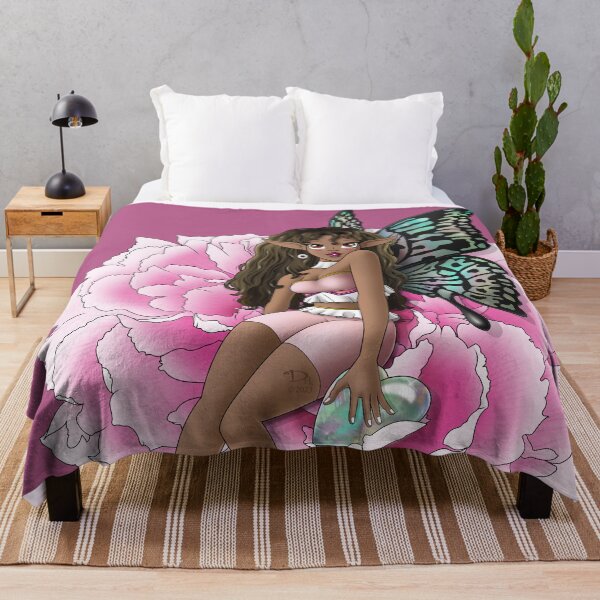 Item preview, A Fairy on a Pink Flower designed and sold by treasured-gift.