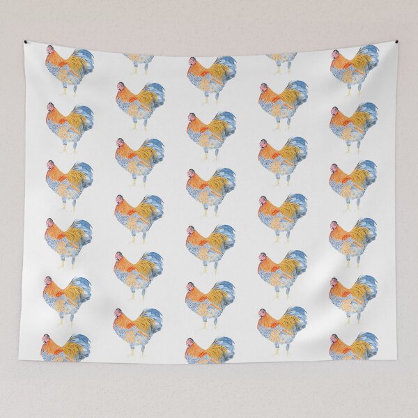 Item preview, Bantam Rooster Watercolor designed and sold by Sonoran Glimmer.
