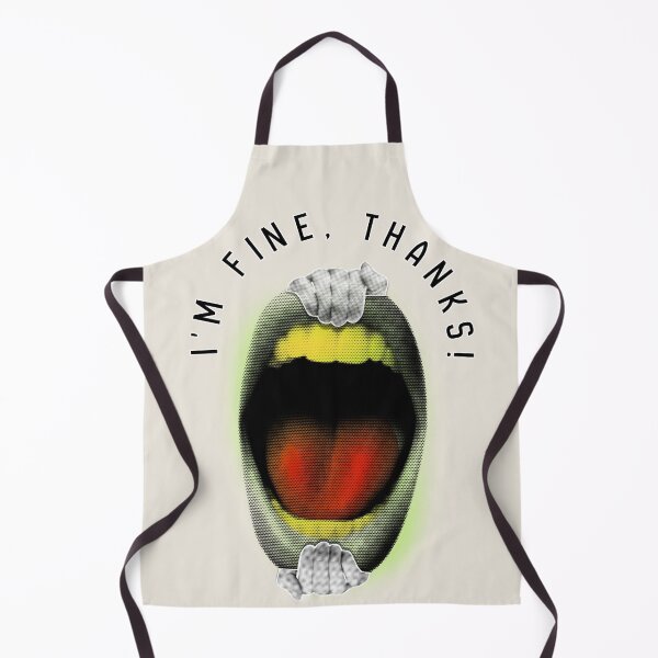 Item preview, I’m Fine, Thanks! – Funny Dark Humor Pop Art Design designed and sold by Avohai!.