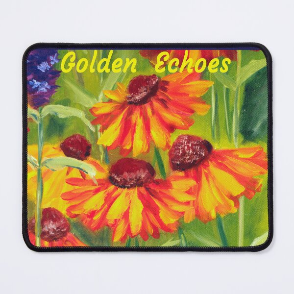 Item preview, Golden Echoes: Painted Orange Coneflowers designed and sold by JurateArt-DK.
