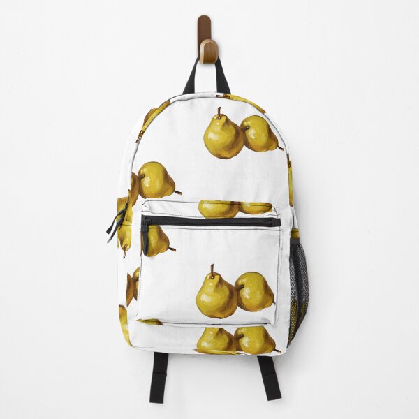 Item preview, Fresh yellow pears sit close to each other with details on surface texture in simple design against a plain background designed and sold by Ms. Iryna.