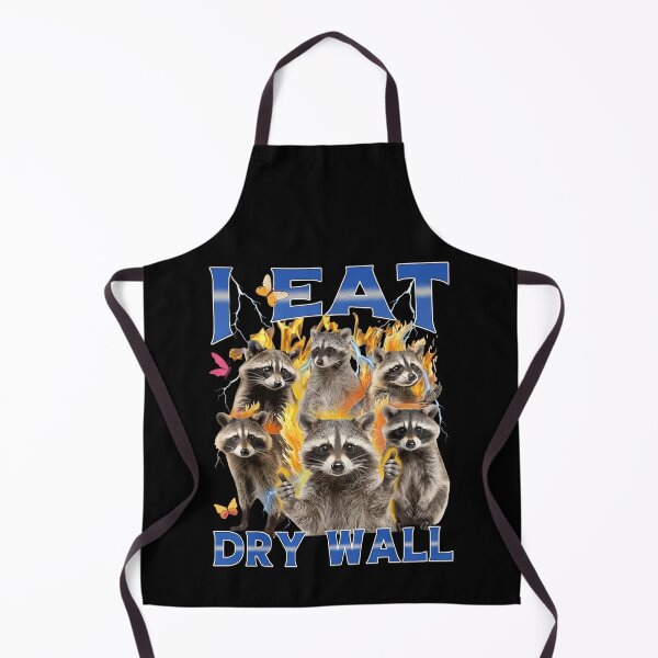 Item preview, I Eat Dry Wall Raccoon Meme designed and sold by MOFAPPAREL.