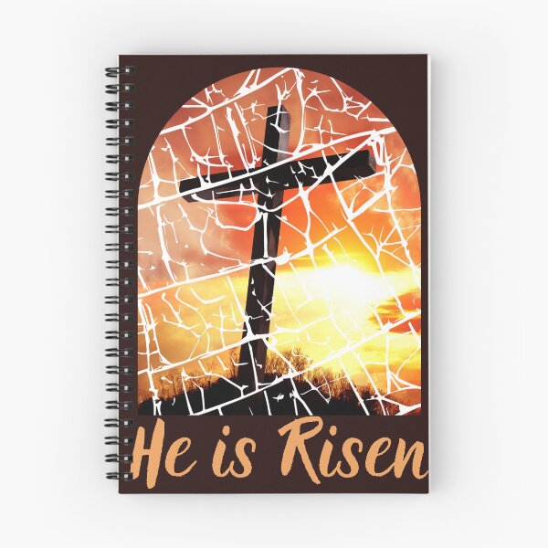 Item preview, He Is Risen Christian Faith Inspirational T-Shirt Design designed and sold by bozet.