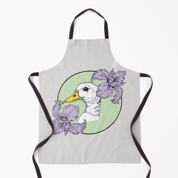 Item preview, Minimalistic duck with flowers designed and sold by Pamelarts.