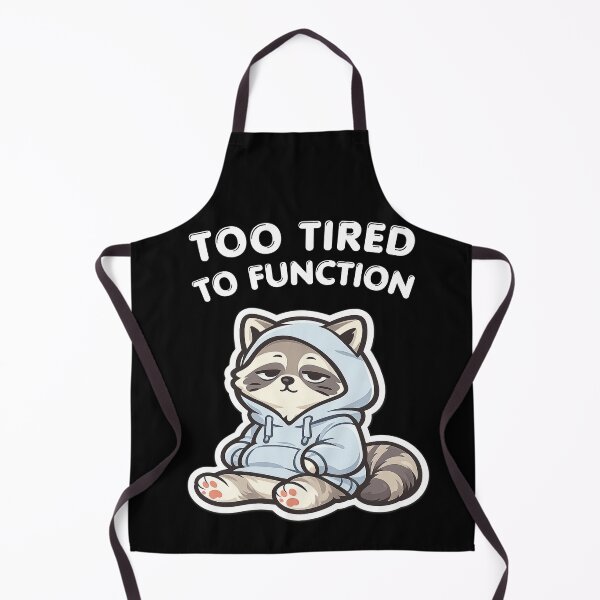 Item preview, Too Tired To Function Racoon – Funny Lazy Burnout Meme designed and sold by Ladys-Gents.