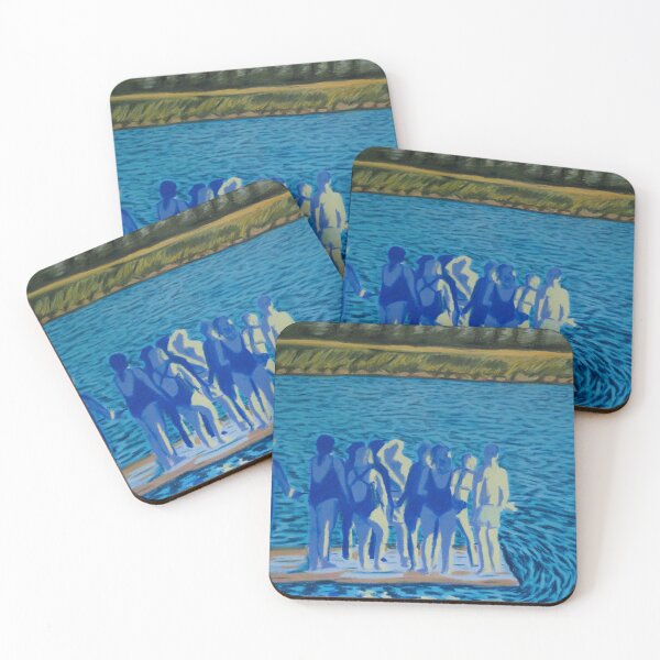 Item preview, friends on a raft designed and sold by Wannabe Coastal Cowgirl.