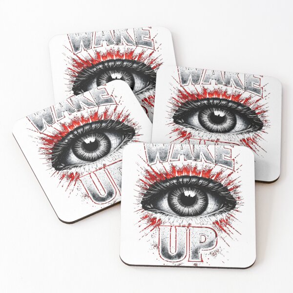 Item preview, Wake Up Eye Streetwear Typography Design designed and sold by GOUR FASHION.