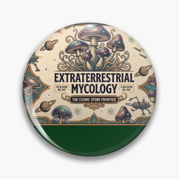 Item preview, Extraterrestrial Mycology: The Cosmic Spore Frontier - Vintage Sci-Fi Art designed and sold by FarDesign.
