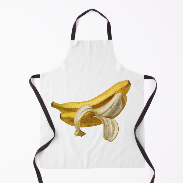 Item preview, Fresh bananas with one banana peeled on a white background showing their yellow skin and soft inside designed and sold by Ms. Iryna.