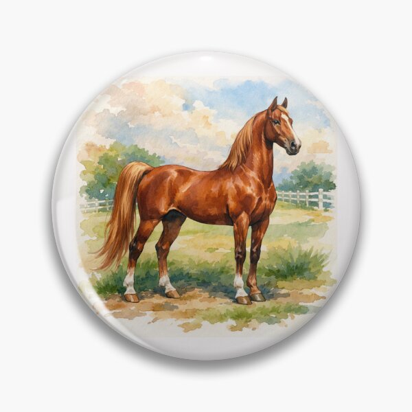 Item preview, Majestic American Saddlebreds in Snowy Harmony designed and sold by Helios Be. Lavsh.