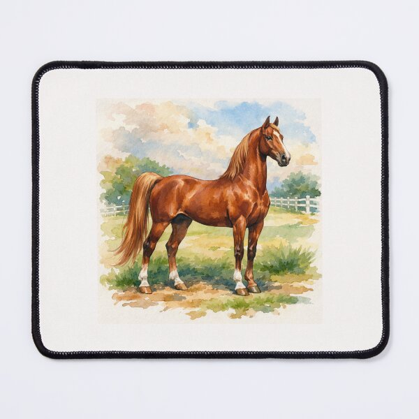 Item preview, Majestic American Saddlebreds in Snowy Harmony designed and sold by Helios Be. Lavsh.