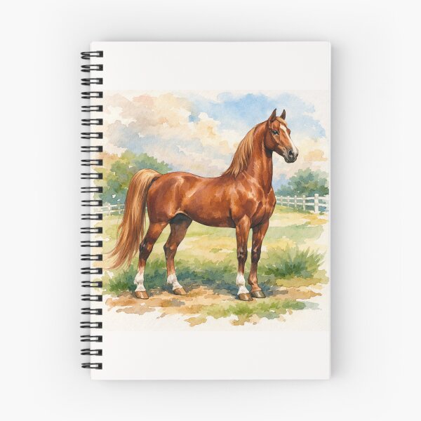 Item preview, Majestic American Saddlebreds in Snowy Harmony designed and sold by Helios Be. Lavsh.