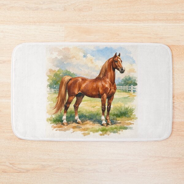Item preview, Majestic American Saddlebreds in Snowy Harmony designed and sold by Helios Be. Lavsh.