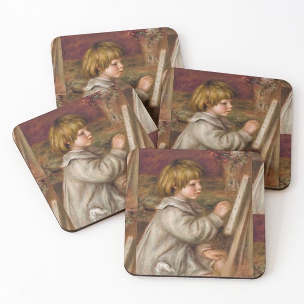 Item preview, Le Petit Peintre Claude Renoir by Pierre-Auguste Renoir: Impressionist Child Portrait designed and sold by artofuniverse.