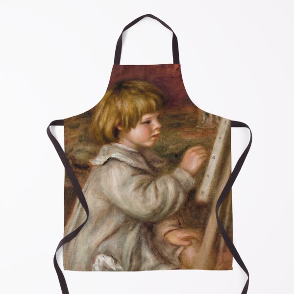 Item preview, Le Petit Peintre Claude Renoir by Pierre-Auguste Renoir: Impressionist Child Portrait designed and sold by artofuniverse.