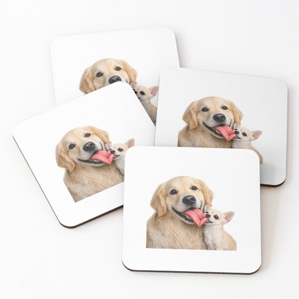 Item preview,  Adorable dogs forming a heart with their tongues designed and sold by kissing Pets.