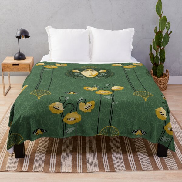 Item preview, Art Nouveau - amapolas doradas designed and sold by kobyakov.