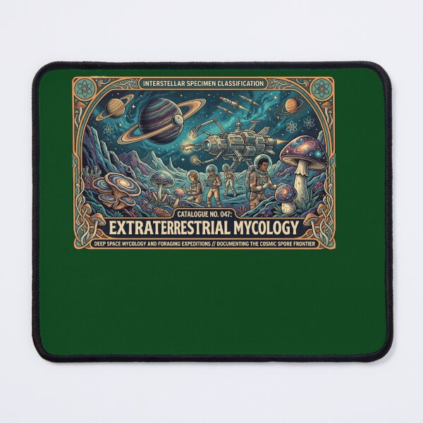 Item preview, Extraterrestrial Mycology: The Cosmic Spore Frontier - Vintage Sci-Fi Art designed and sold by FarDesign.