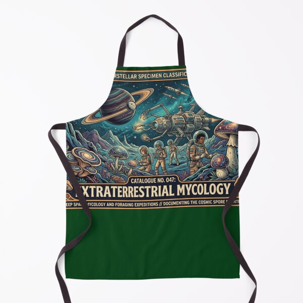 Item preview, Extraterrestrial Mycology: The Cosmic Spore Frontier - Vintage Sci-Fi Art designed and sold by FarDesign.