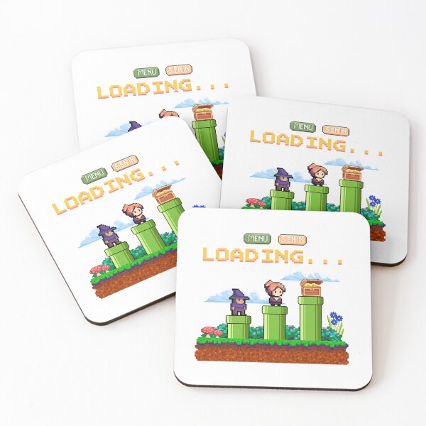Item preview, 8 Bit Pixel Adventure Loading Screen Game Art designed and sold by Lemonilla.