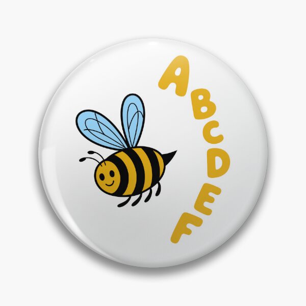 Item preview, Spelling Bee ABC – Funny Bee Design designed and sold by AleksandraJac05.