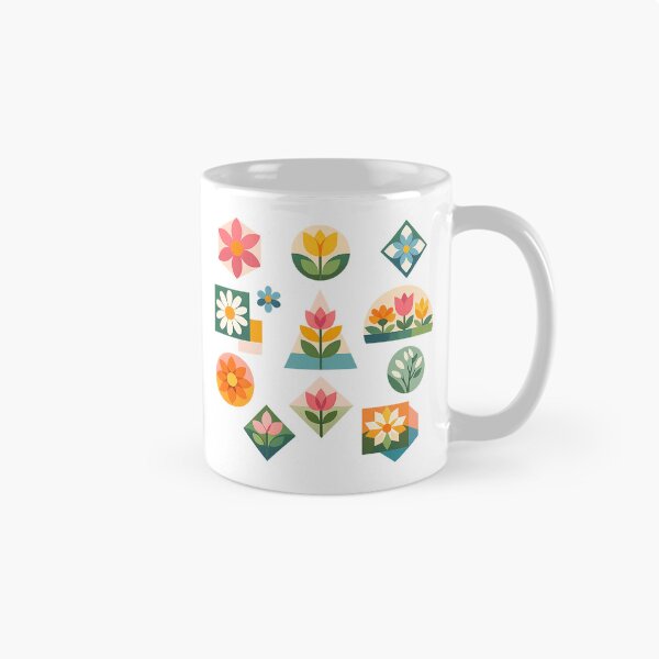 Item preview, Geometric Flowers – Modern Spring T-Shirt Design | Clean & Minimal Floral Style, Pastel Colors designed and sold by CoolContent Factory.