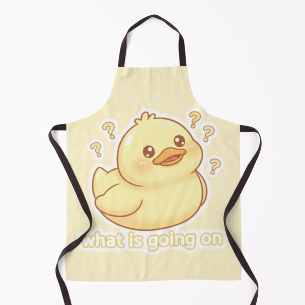 Item preview, What Is Going On Kawaii Duck – Cute Funny Pastel Aesthetic Design designed and sold by DesignNovaCo.