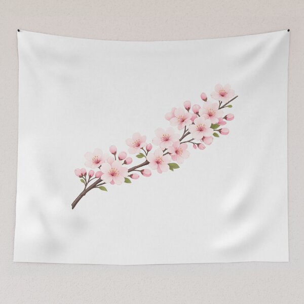 Item preview, Minimalist Cherry Blossom Branch T-Shirt Design – Delicate Sakura Flowers Spring Aesthetic designed and sold by CoolContent Factory.