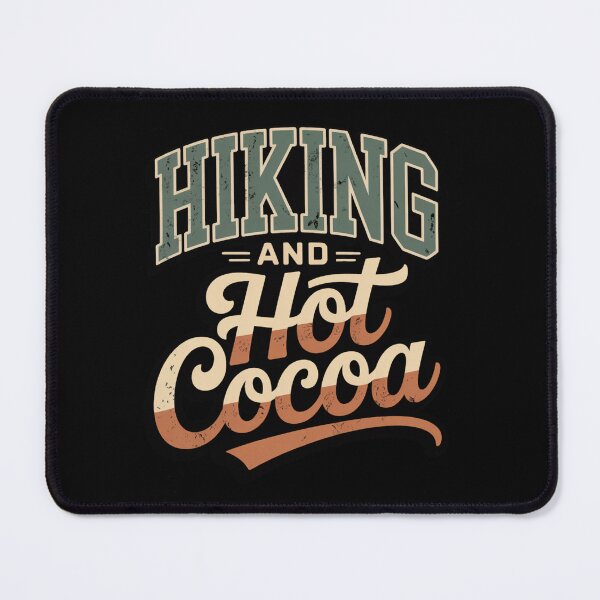 Item preview, Hiking and Hot Cocoa - Cozy Outdoors - Sewing and maker - Romance reader - Cozy outdoors - Quirky picnic core designed and sold by JansenGS.