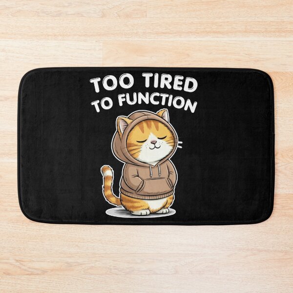 Item preview, Adulting Is Hard Cat – Exhausted Funny Animal Design designed and sold by Ladys-Gents.