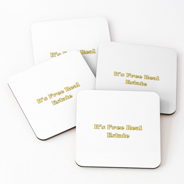 Item preview, It's Free Real Estate designed and sold by The Artful Pearl.
