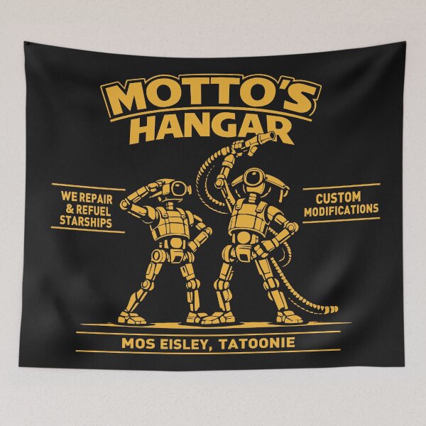 Item preview, Motto's Hanger - Refueling Salute - Yellow designed and sold by VoglR.