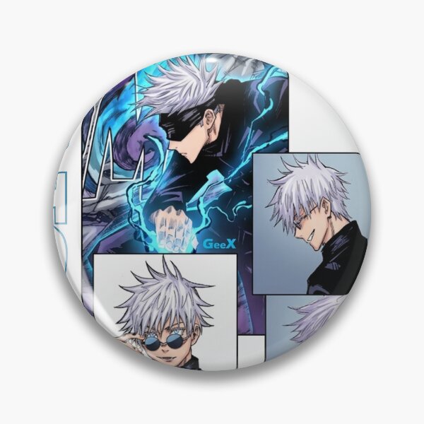 Item preview, Strongest Sorcerer Anime Panel Collage – Black & White Manga Aesthetic designed and sold by Grind107.