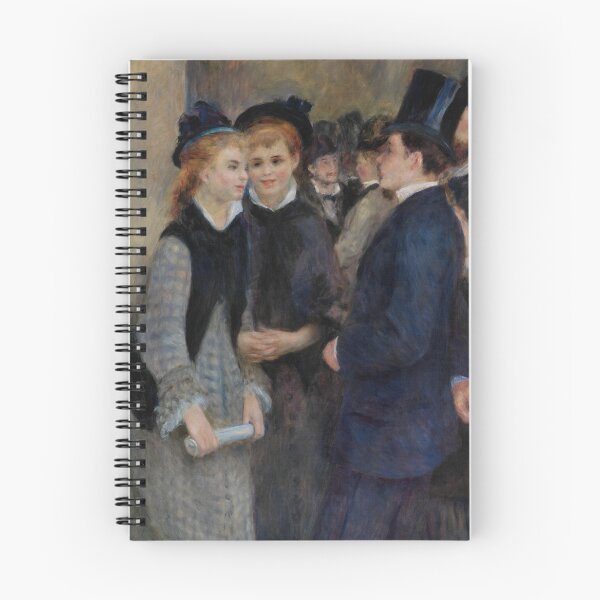 Item preview, Leaving the Conservatory La Sortie Du Conservatoire by Pierre-Auguste Renoir: Parisian Impressionist Poster designed and sold by artofuniverse.