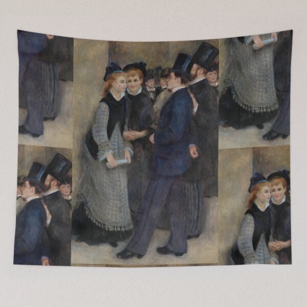 Aperçu de l'œuvre Sortie du Conservatoire La Sortie Du Conservatoire de Pierre-Auguste Renoir : Affiche impressionniste parisienne créée et vendue par artofuniverse.