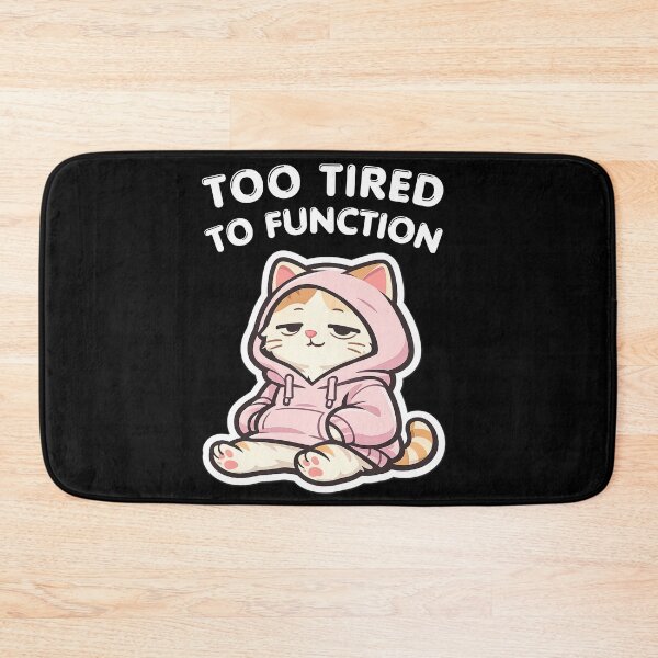Item preview, Adulting Is Hard Kitty – Exhausted Funny Animal Design designed and sold by Ladys-Gents.