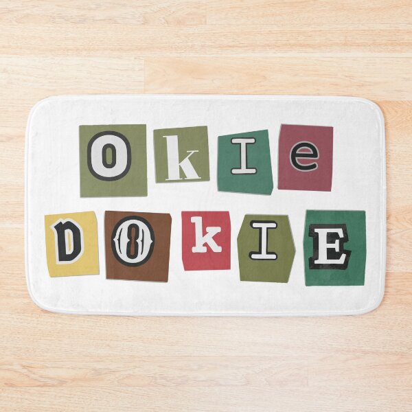 Item preview, okie dokie - ransom style lettering artwork designed and sold by retrocreations|.