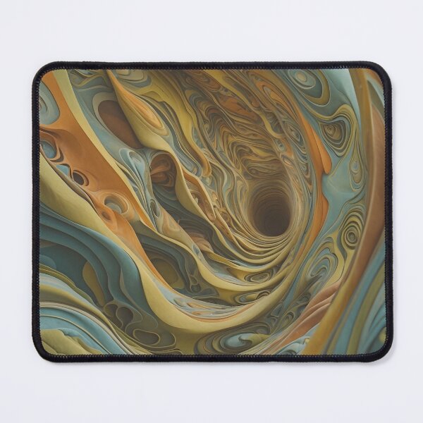 Artikelvorschau, Vintage Organic Psychedelic Swirl Retro Fashion Print entworfen und verkauft von NK-Studios .