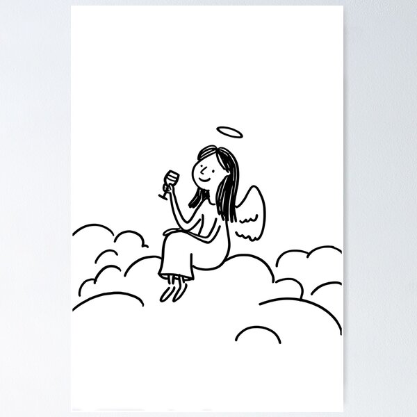 Item preview, Angel’s Cloudside Cheers designed and sold by Venon28.