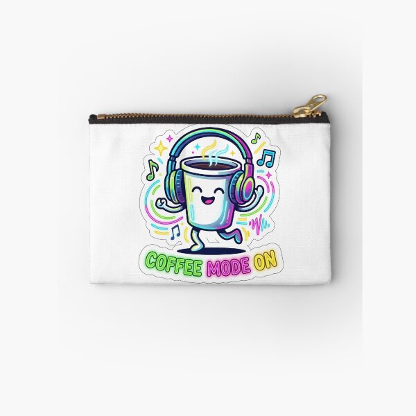 Item preview, Coffee Mode On - Dancing Coffee Cup Headphones designed and sold by WowDezign.