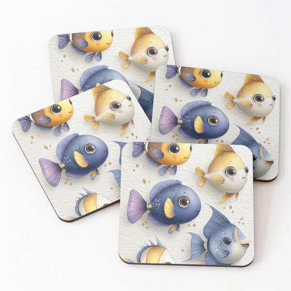Item preview, Five Whimsical Fish Friends Underwater Adventure designed and sold by Venon28.