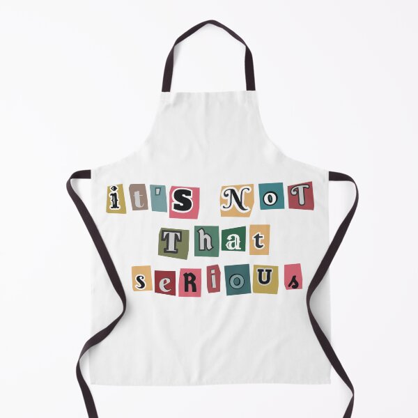 Item preview, inspirational quote - it's not that serious designed and sold by retrocreations|.