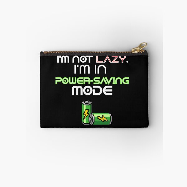 Item preview, Funny Lazy Power Saving Mode designed and sold by Blueberriesandbots.