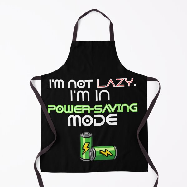 Item preview, Funny Lazy Power Saving Mode designed and sold by Blueberriesandbots.