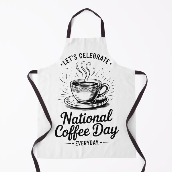 Item preview, Let's Celebrate National Coffee Day Everyday – Vintage Coffee Lover Design designed and sold by ArcticFoxStudio.