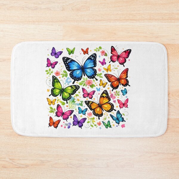 Item preview, Butterfly Dance T-Shirt – Colorful Spring Butterflies Design | Floral Butterfly Artwork designed and sold by CoolContent Factory.