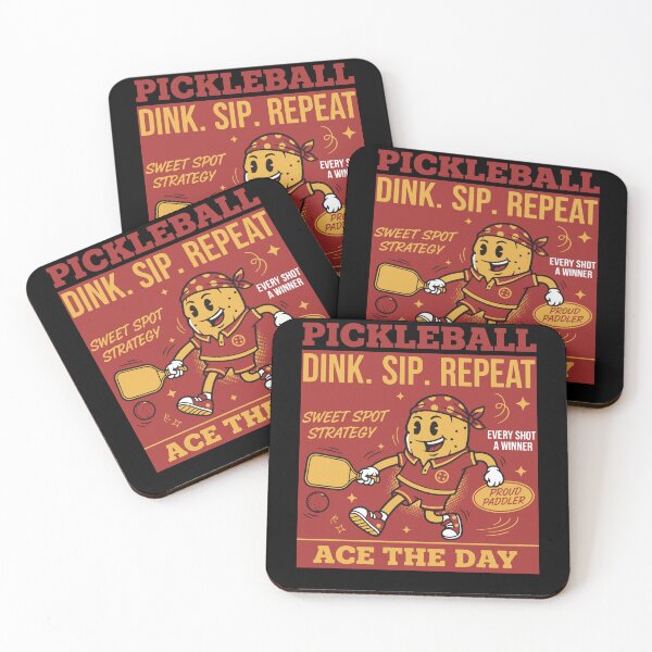 Item preview, Pickleball Dink Sip Repeat Funny Player Love designed and sold by LuminOrb.