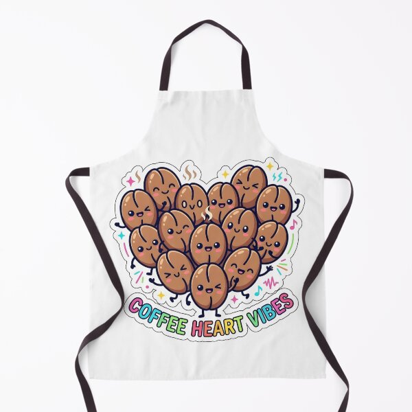 Item preview, Coffee Bean Heart - Cute Kawaii Coffee Beans Forming Heart designed and sold by WowDezign.