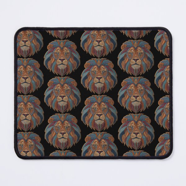 Item preview, Lion Head Patch Embroidery Fabric Stitched Patch designed and sold by HappyPatchClub.